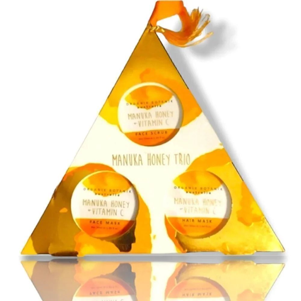 Organik Botanik Australia Manuka Honey Trio Scrub and Masks NWT